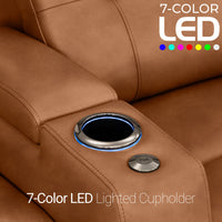 Kodiak Chaise CoolZeroᵀᴹ Italian Leather Home Theater Seating