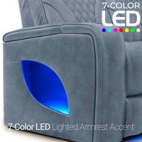 Armada LT HeatZeroᵀᴹ Italian Leather Home Theater Sofa & Loveseat