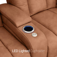 Serenity Italian Leather Home Theater Seating