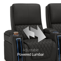 Apex Chaise CoolZeroᵀᴹ Italian Leather Home Theater Seating