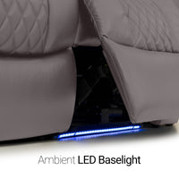 Seatcraft Euphoria Heat & Massage Sofa & Loveseat, Italian Leather, Powered Headrest, Powered Lumbar, Power Recline