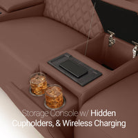 Diamante FX Flip-Up Headrest Home Theater Seating