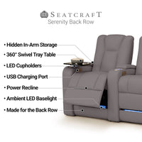 Serenity Leather BACKROW Home Theater Seating®