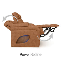 Caliente Zero Gravity Home Theater Seating with Heat & Massage