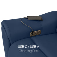Trivanta HeatZeroᵀᴹ Italian Leather Home Theater Sofa