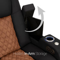 Anthem LT HeatZeroᵀᴹ Italian Leather Home Theater Sofa & Loveseat