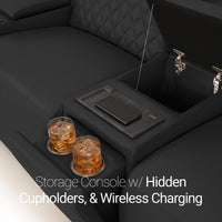 Diamante FX Flip-Up Headrest Home Theater Seats