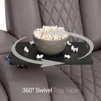 Seatcraft Diamante CoolZeroᵀᴹ Wedge Table Home Theater Seating