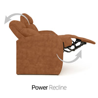 Rialto BACKROW Theater Seating®, Power Recline, Italian Leather