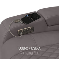 Anthem LT HeatZeroᵀᴹ Italian Leather Home Theater Sofa & Loveseat