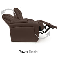 Paladin Italian Leather Heat & Massage Home Theater Seating