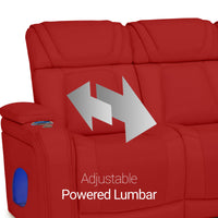 Endeavour HeatZeroᵀᴹ Italian Leather Home Theater Sofa & Loveseat