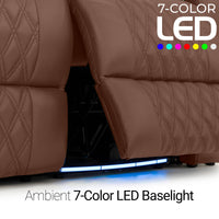 Armada LT HeatZeroᵀᴹ Italian Leather Home Theater Sofa & Loveseat