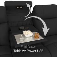 Seatcraft Octavius Big & Tall Home Theater Sofa & Loveseat