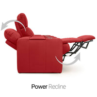 Monterey Chaise CoolZeroᵀᴹ Italian Leather Home Theater Seating