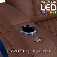 Anthem LT HeatZeroᵀᴹ Italian Leather Home Theater Sofa & Loveseat