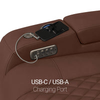 Anthem LT HeatZeroᵀᴹ Italian Leather Home Theater Sofa & Loveseat