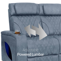 Armada LT HeatZeroᵀᴹ Italian Leather Home Theater Sofa & Loveseat