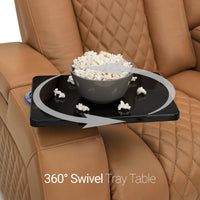 Seatcraft Anthem Sofa & Loveseat Italian Leather, Powered Headrest, Power Recline