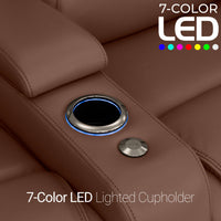 Equinox Chaise CoolZeroᵀᴹ Italian Leather Home Theater Seating