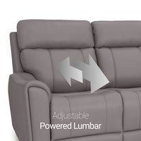 Trivanta HeatZeroᵀᴹ Italian Leather Home Theater Sofa