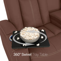 Seatcraft Republic Sofa & Loveseat Italian Leather, Powered Headrest, Power Recline