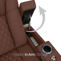 Anthem LT HeatZeroᵀᴹ Italian Leather Home Theater Sofa & Loveseat