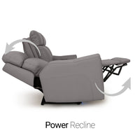 Trivanta HeatZeroᵀᴹ Italian Leather Home Theater Sofa