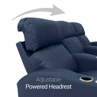 Napa Italian Leather Spacesaver Home Theater Seating