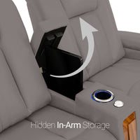 Monaco Italian Leather Home Theater Seating