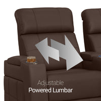 Kodiak Chaise CoolZeroᵀᴹ Italian Leather Home Theater Seating