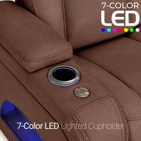 Endeavour HeatZeroᵀᴹ Italian Leather Home Theater Sofa & Loveseat