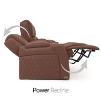 Apex Chaise CoolZeroᵀᴹ Italian Leather Home Theater Seating