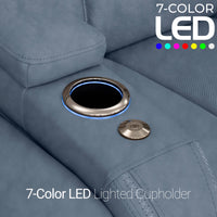 Caliente Zero Gravity Home Theater Seating with Heat & Massage