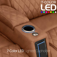 Apex Chaise CoolZeroᵀᴹ Italian Leather Home Theater Seating