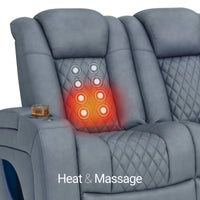 Anthem LT HeatZeroᵀᴹ Italian Leather Home Theater Sofa & Loveseat