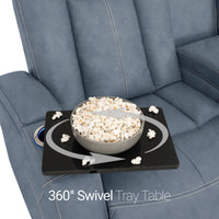 Seatcraft Republic Sofa & Loveseat Italian Leather, Powered Headrest, Power Recline