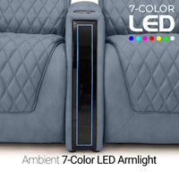 Apex Chaise CoolZeroᵀᴹ Italian Leather Home Theater Seating