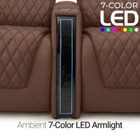 Apex Chaise CoolZeroᵀᴹ Italian Leather Home Theater Seating