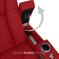 Anthem LT HeatZeroᵀᴹ Italian Leather Home Theater Sofa & Loveseat