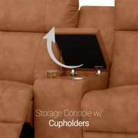Seatcraft Octavius Big & Tall Home Theater Sofa & Loveseat