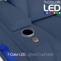 Endeavour HeatZeroᵀᴹ Italian Leather Home Theater Sofa