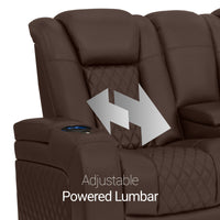 Seatcraft Euphoria Heat & Massage Sofa & Loveseat, Italian Leather, Powered Headrest, Powered Lumbar, Power Recline