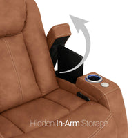 Seatcraft Republic Sofa & Loveseat Italian Leather, Powered Headrest, Power Recline