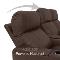 Julius Italian Leather Big & Tall Home Theater Seats