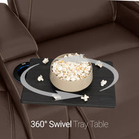 Paladin Italian Leather Heat & Massage Home Theater Seating