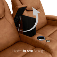 Equinox Chaise CoolZeroᵀᴹ Italian Leather Home Theater Seating