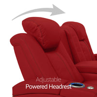 Seatcraft Republic Sofa & Loveseat Italian Leather, Powered Headrest, Power Recline