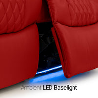 Seatcraft Anthem Sofa & Loveseat Italian Leather, Powered Headrest, Power Recline