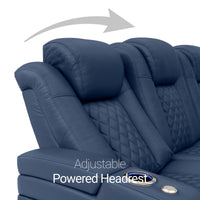 Seatcraft Anthem Sofa & Loveseat Italian Leather, Powered Headrest, Power Recline